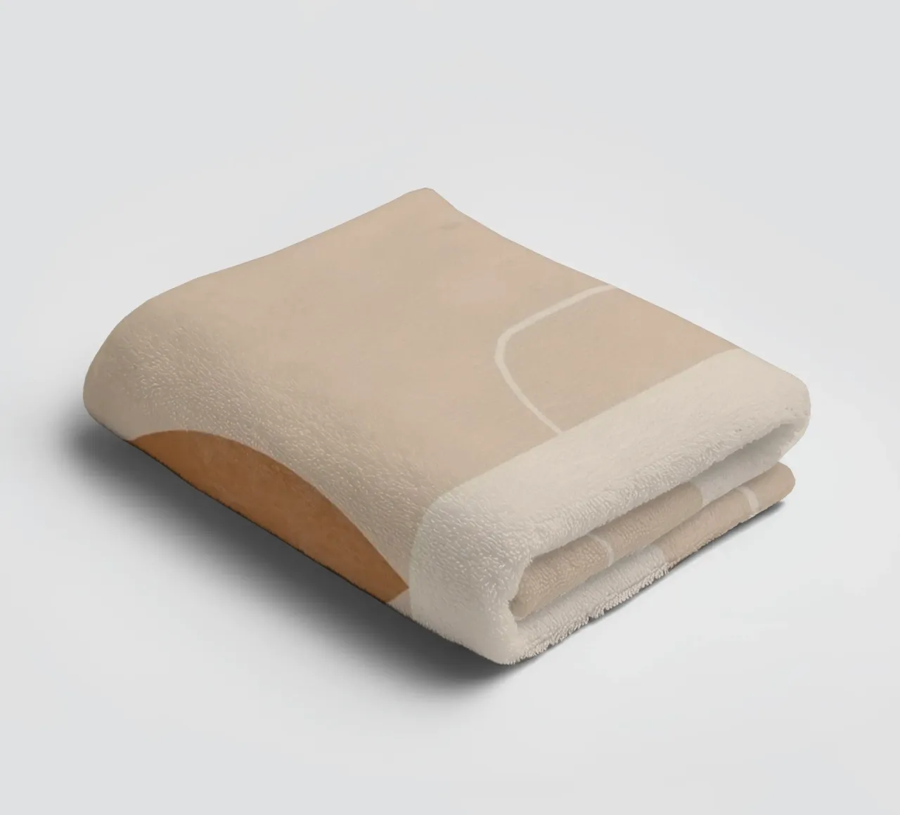 Shape Dialogue towel by LeaDArt