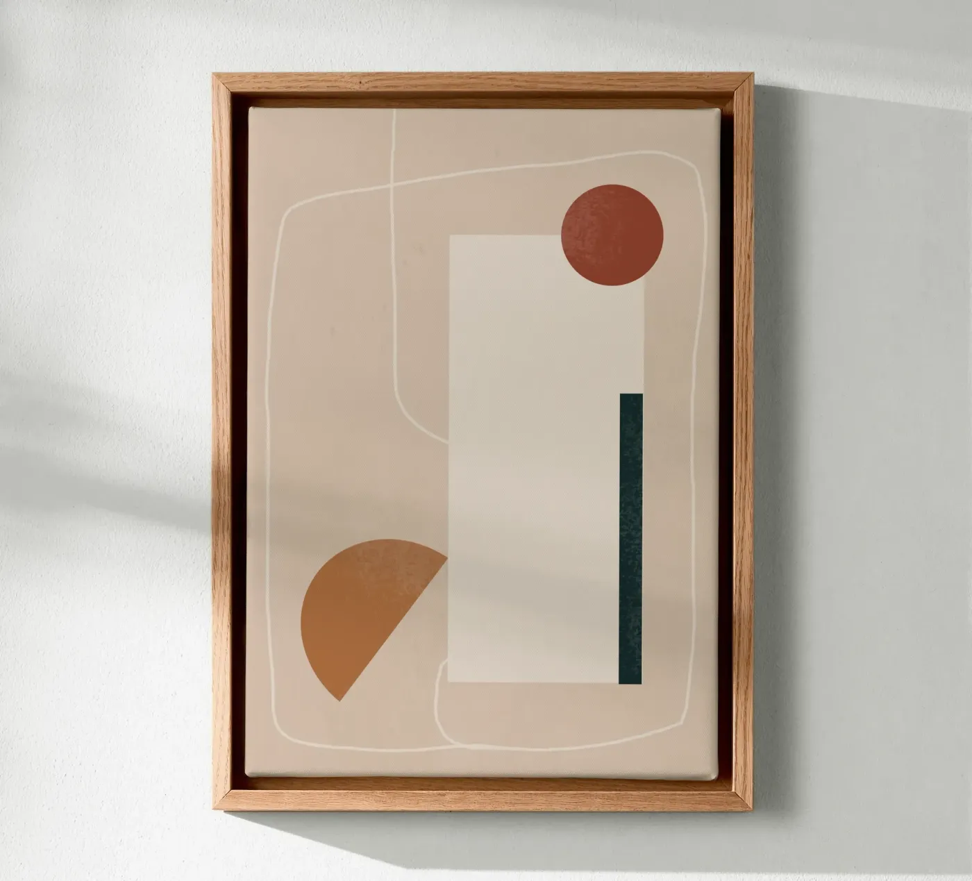 Shape Dialogue canvas by LeaDArt