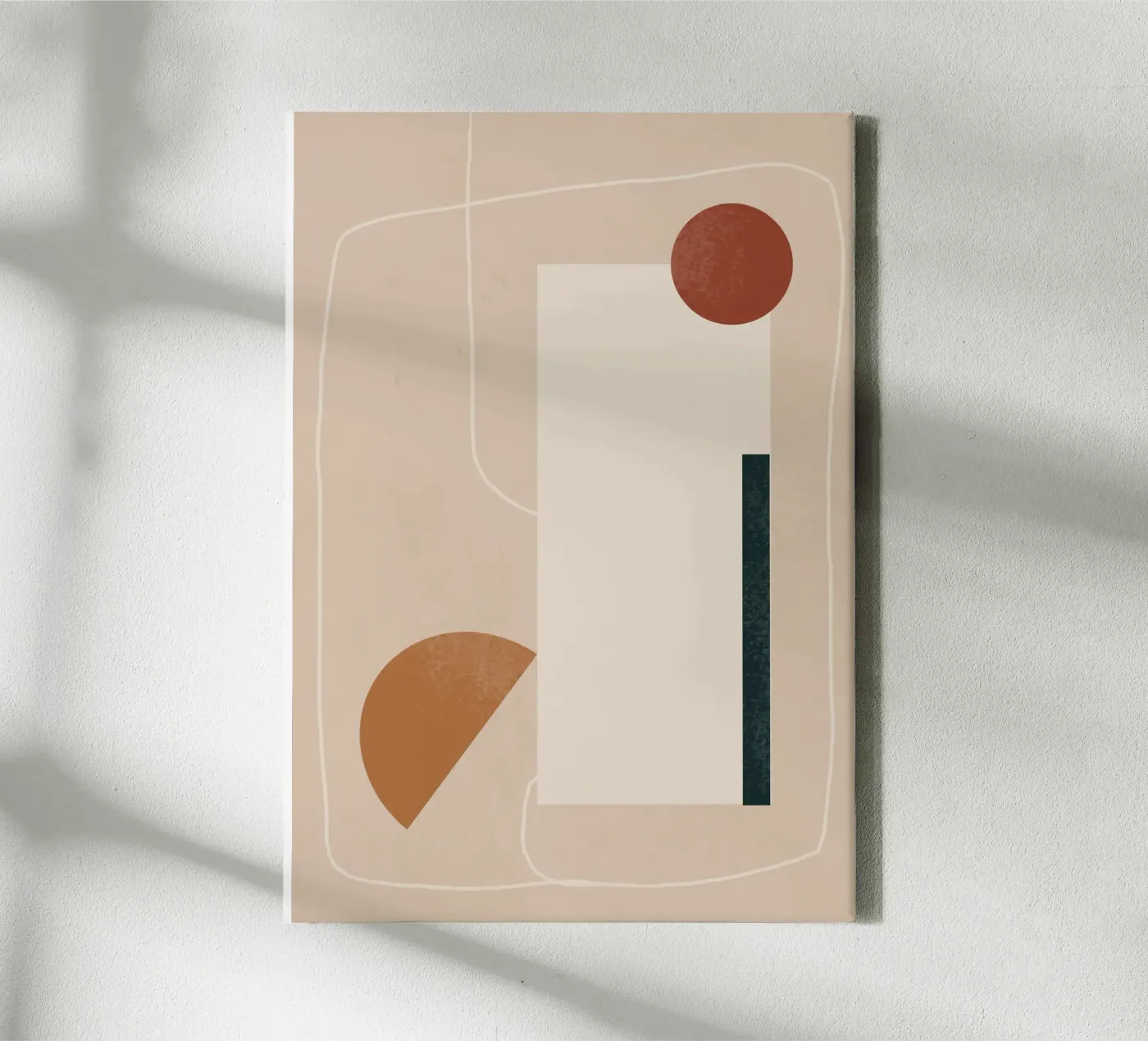 Shape Dialogue canvas by LeaDArt