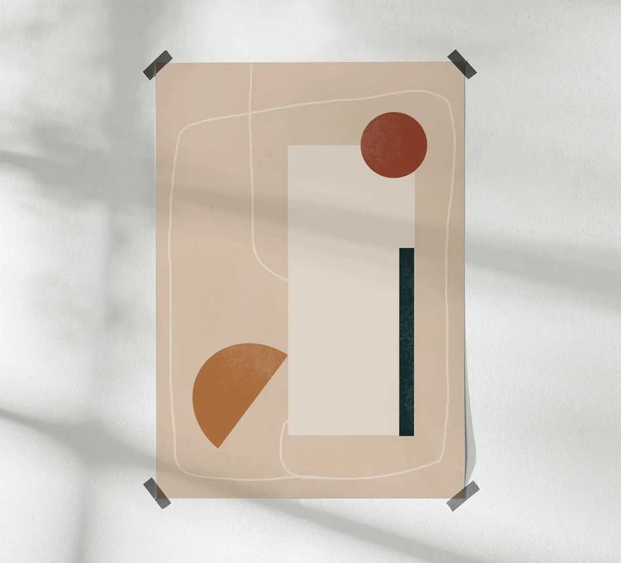 Shape Dialogue poster by LeaDArt