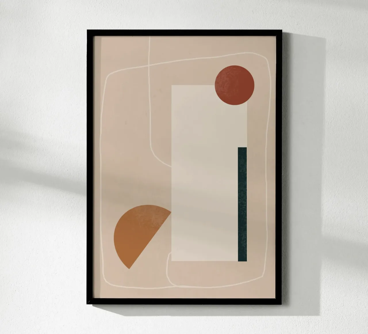 Shape Dialogue poster by LeaDArt