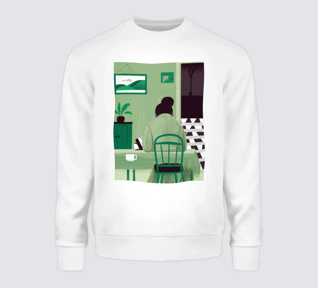 Ufficio domestico Verdant felpa da Mossy Pigment