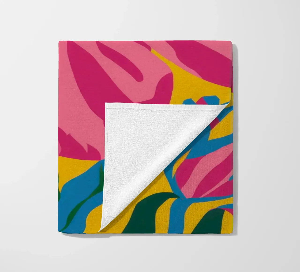 Fuchsia Sunflower Soul beach towel by Arcane Lines