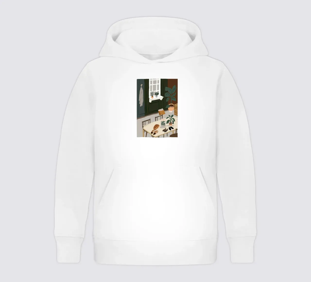 Eettafel Schaduwen kinder hoodie van Lune Dreams