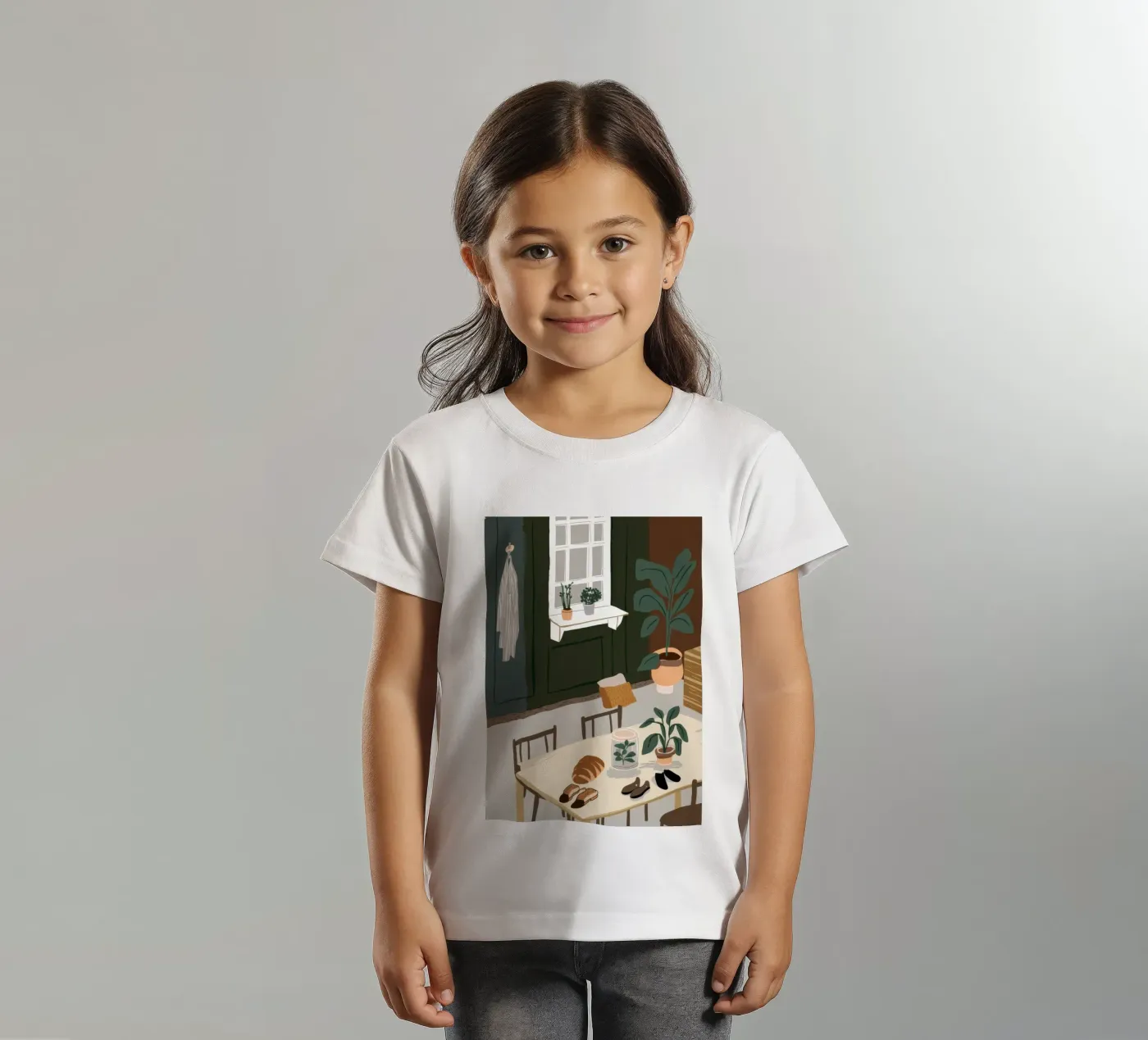 Eettafel Schaduwen kinder t-shirt van Lune Dreams