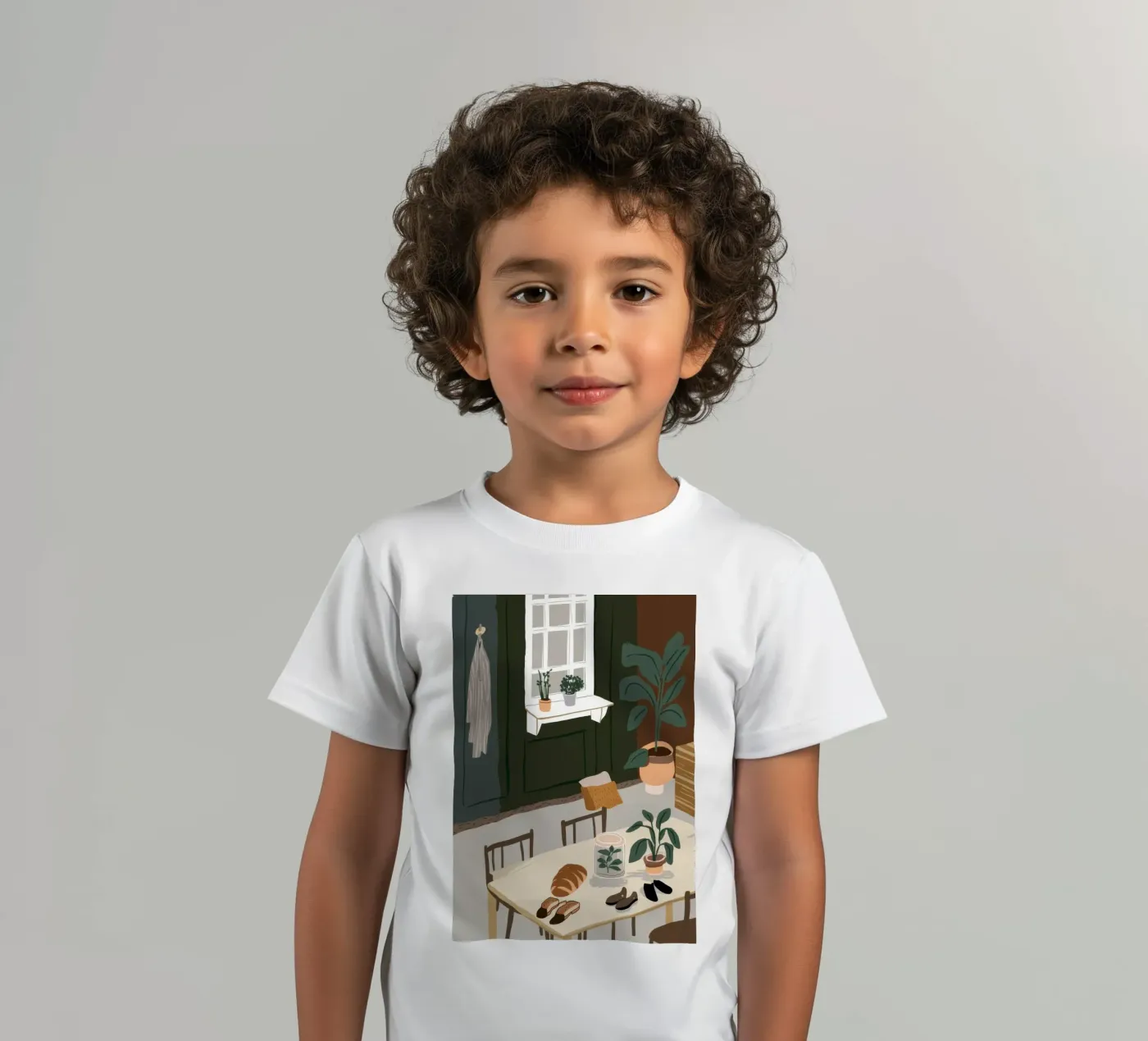 Eettafel Schaduwen kinder t-shirt van Lune Dreams