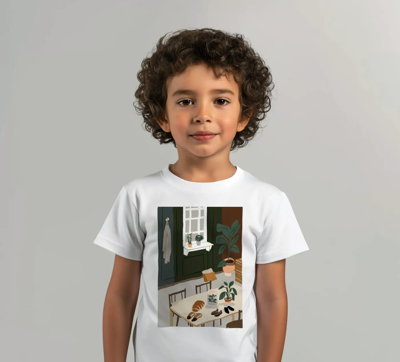 Eettafel Schaduwen kinder t-shirt van Lune Dreams