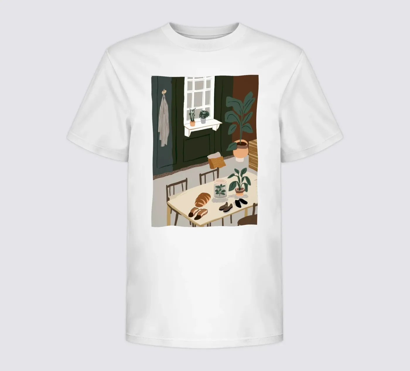 Eettafel Schaduwen kinder t-shirt van Lune Dreams