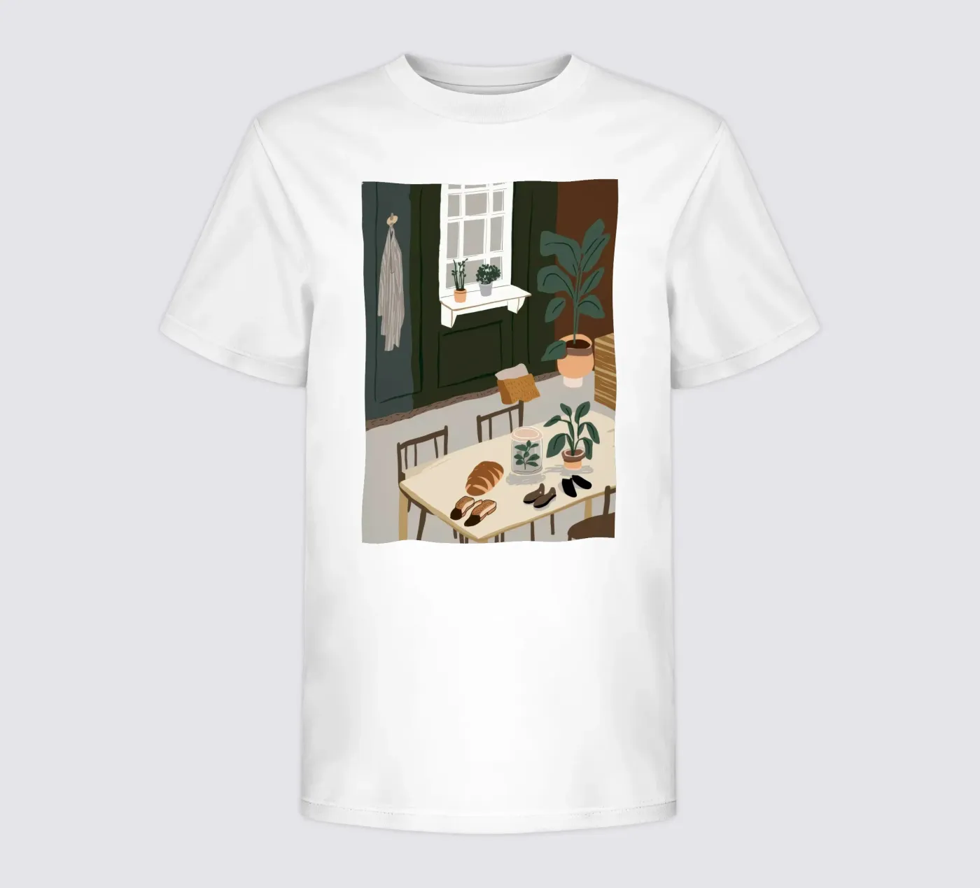 Eettafel Schaduwen kinder t-shirt van Lune Dreams