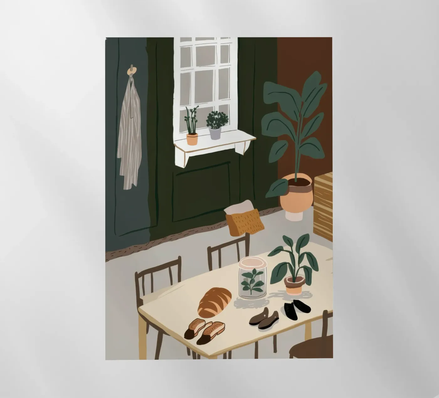 Dining Table Shadows pellicola backlit da Lune Dreams