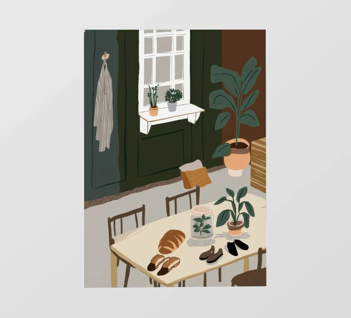 Dining Table Shadows pellicola backlit da Lune Dreams