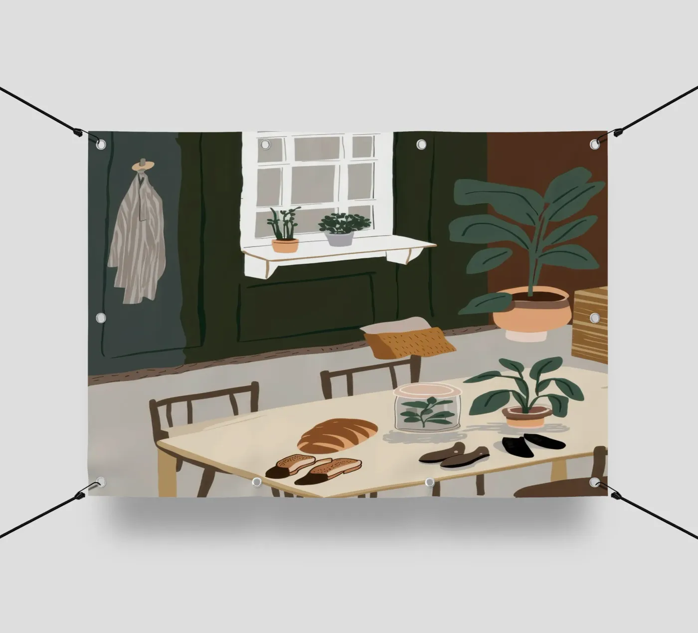 Ombre del tavolo da pranzo telo in pvc da Lune Dreams