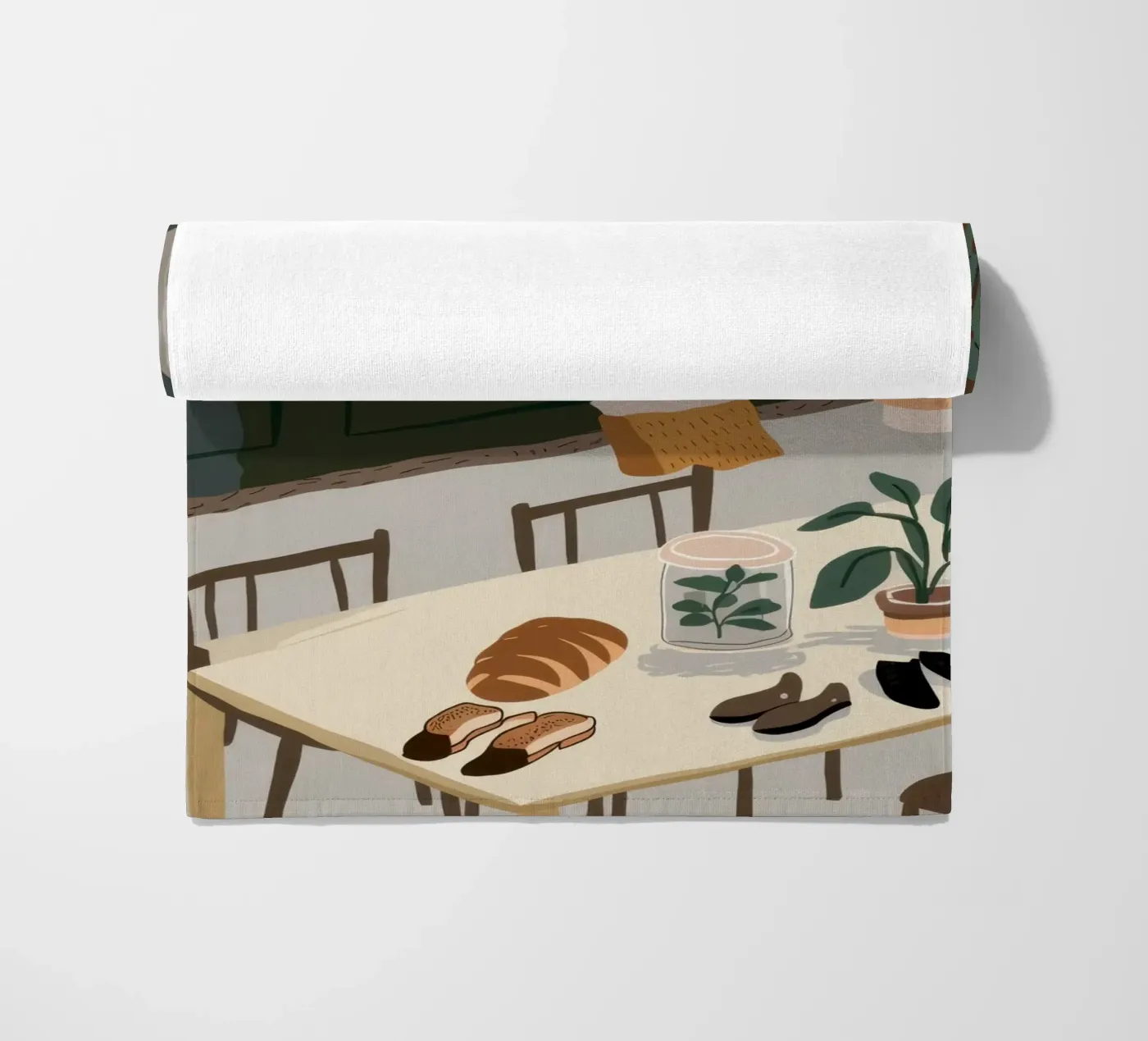 Ombre del tavolo da pranzo telo mare da Lune Dreams