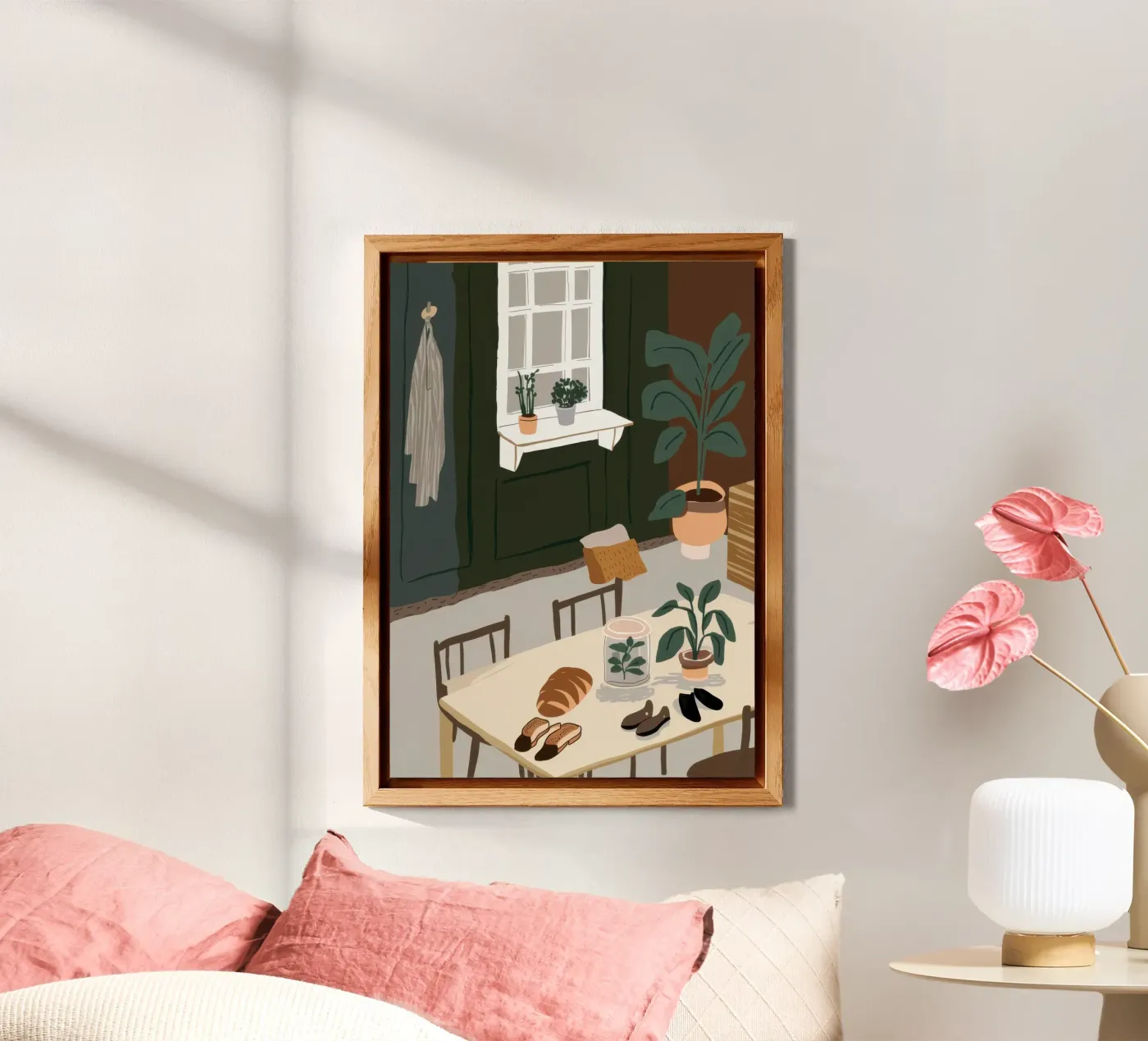 Dining Table Shadows forex plate by Lune Dreams