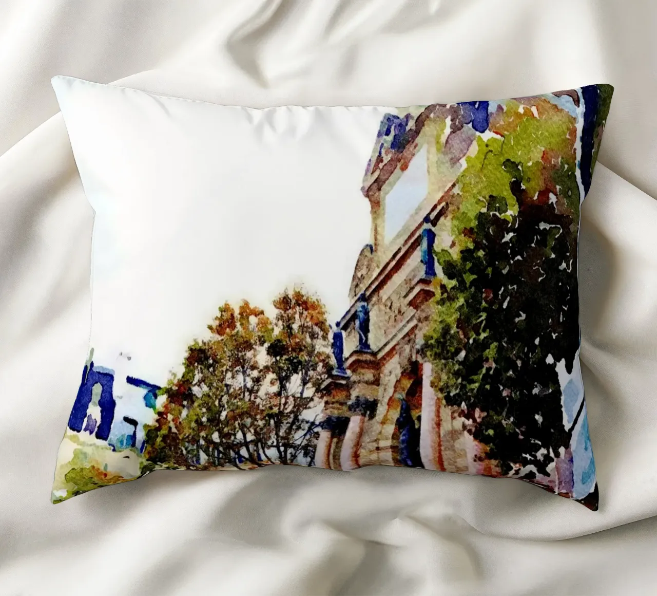 In Paris decorative cushion by Massimo Frascogna