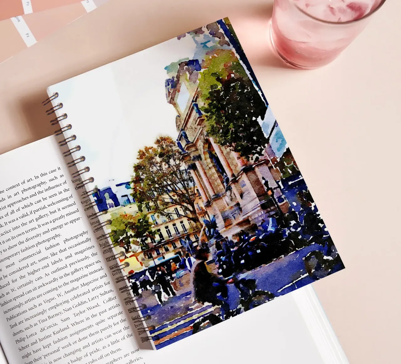 In Paris spiral notebook by Massimo Frascogna
