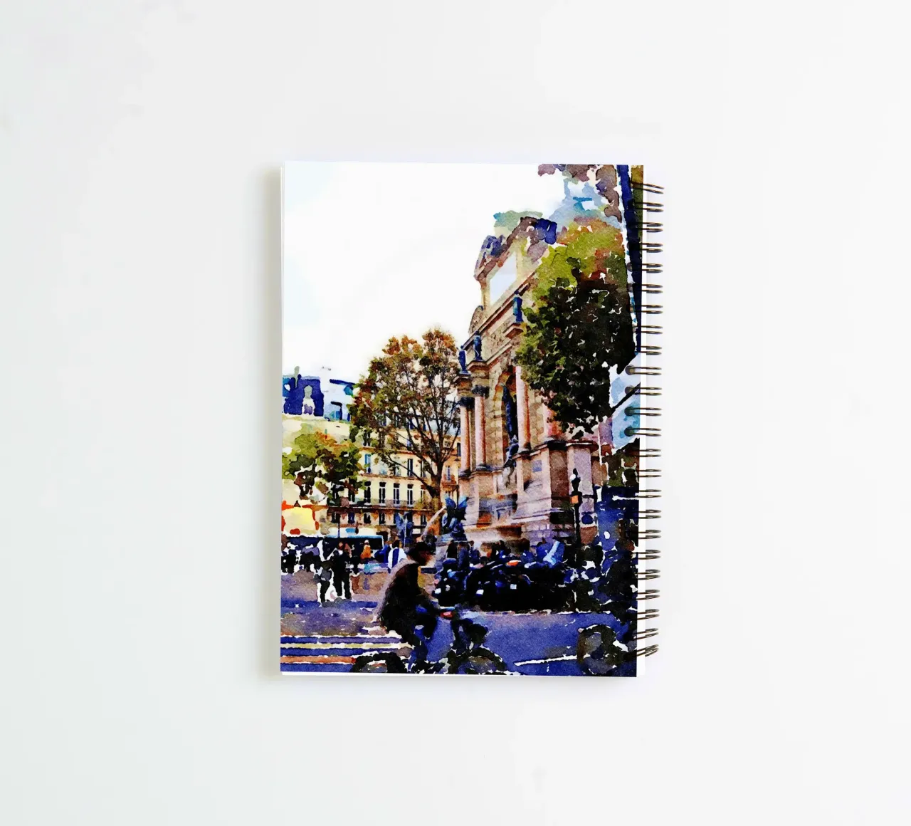 In Paris spiral notebook by Massimo Frascogna
