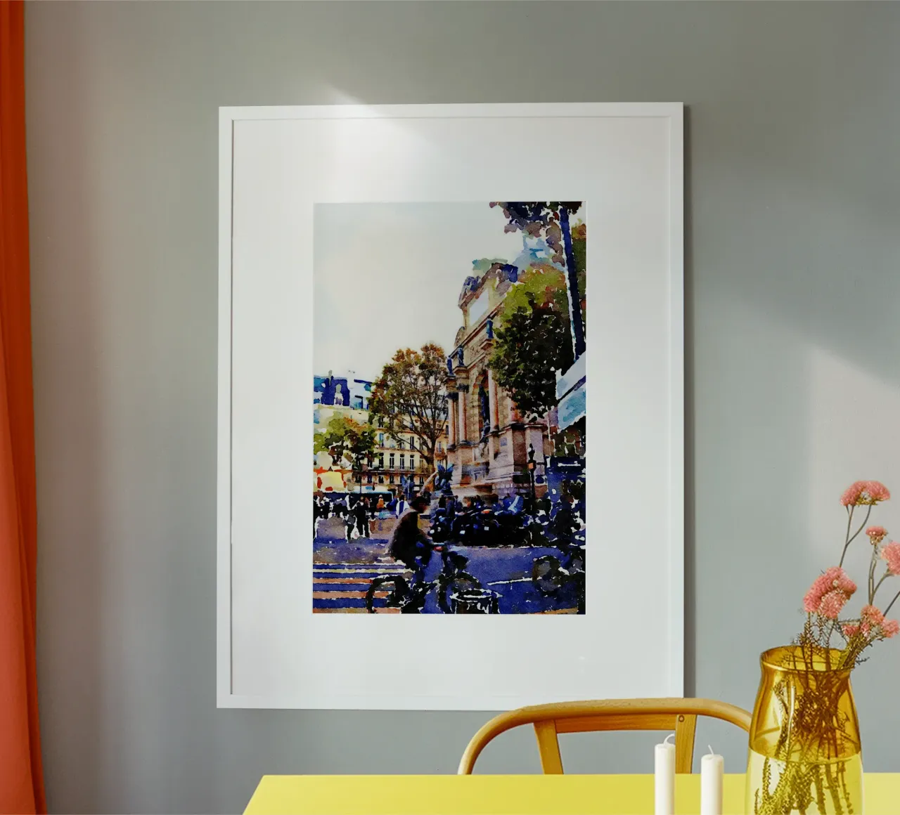 In Paris poster by Massimo Frascogna