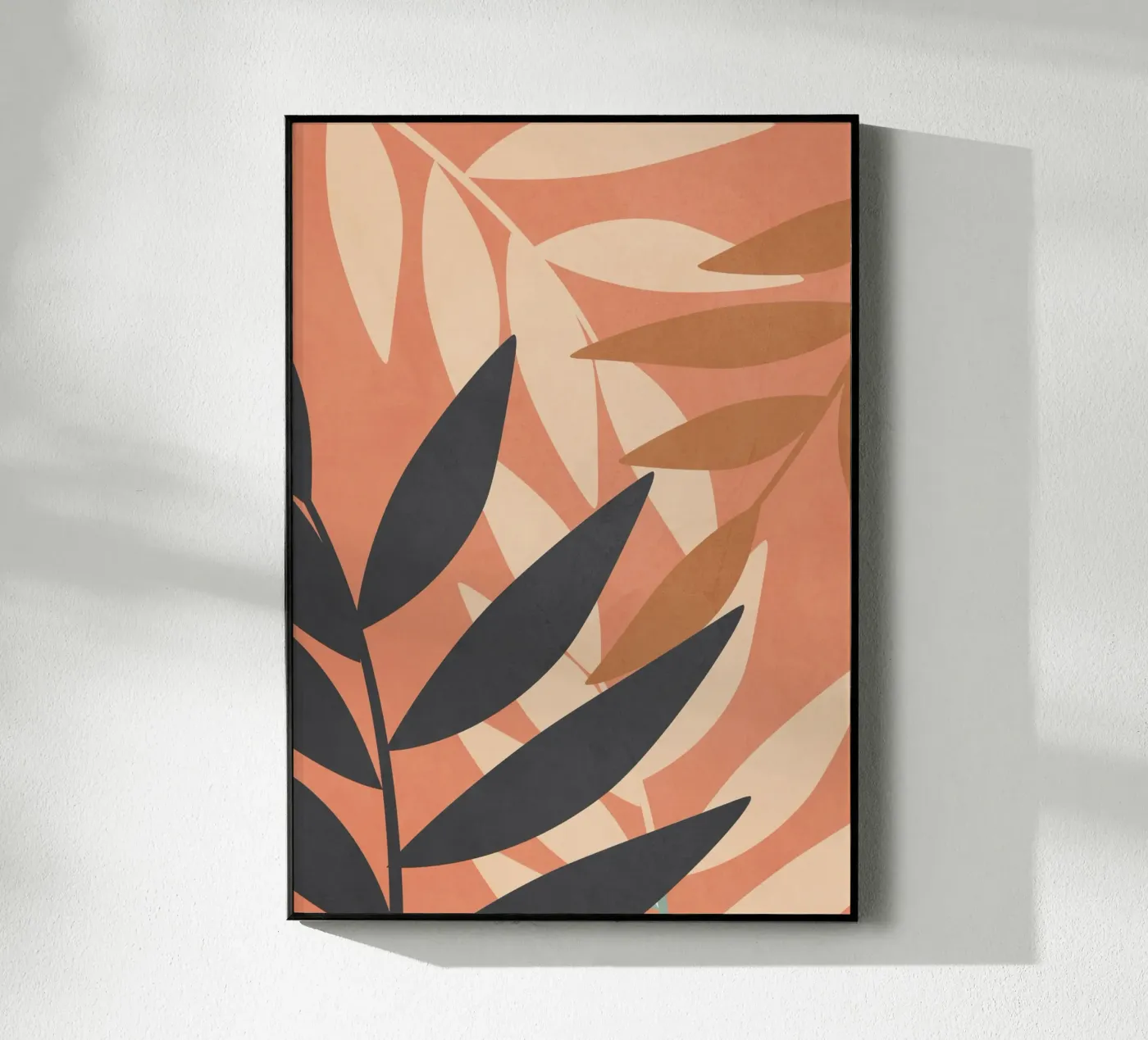 Terracotta Leaves plexiglass da LeaDArt