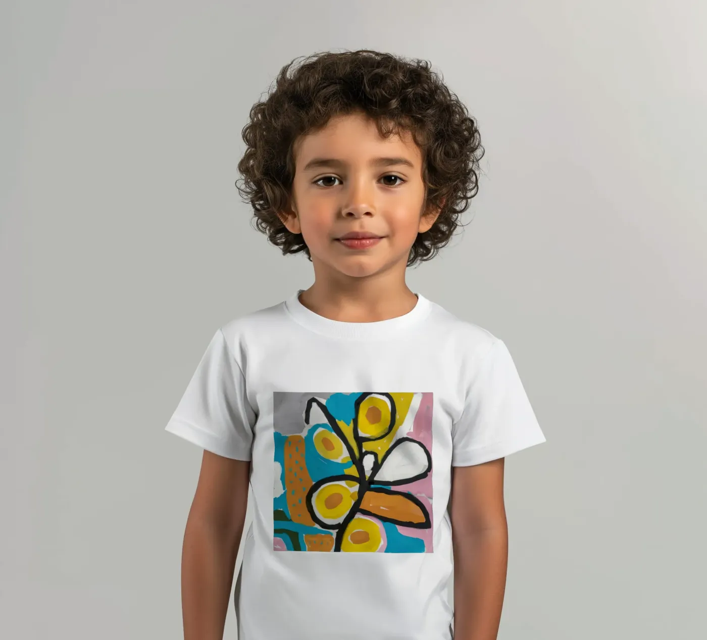 Deconstrueerde studie van Bloom kinder t-shirt van Arcane Lines