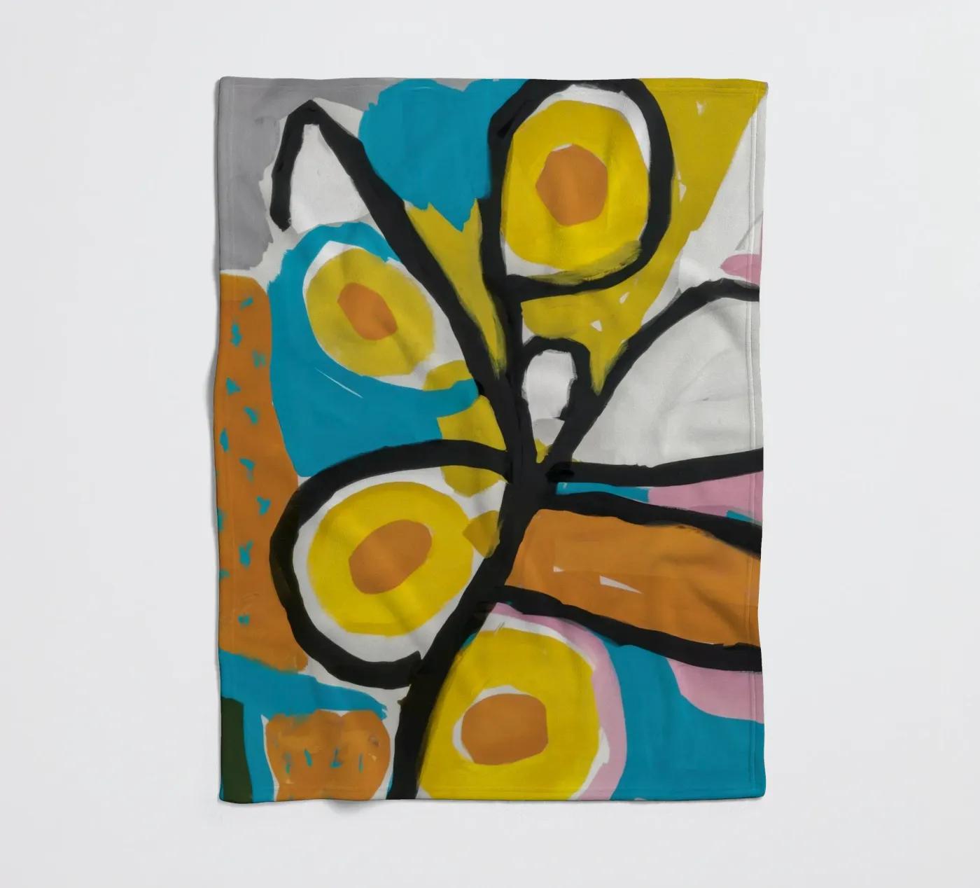 Deconstructed Bloom Study Fleecedecke von Arcane Lines