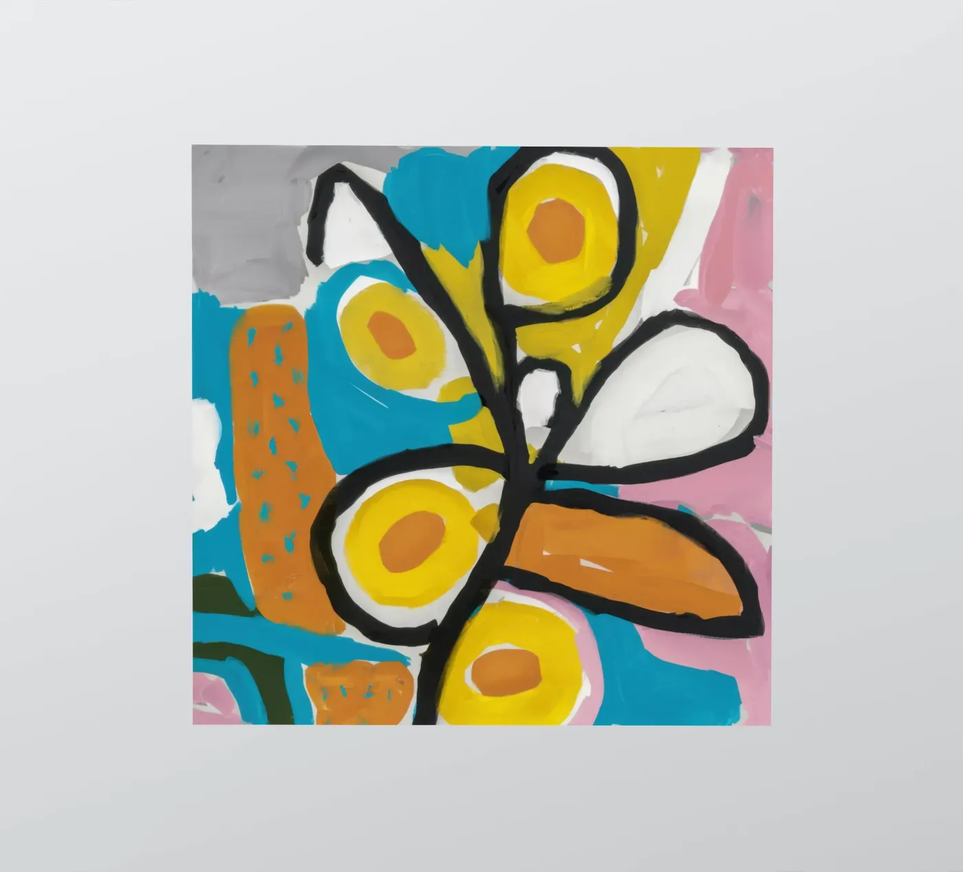 Deconstrueerde studie van Bloom sticker van Arcane Lines