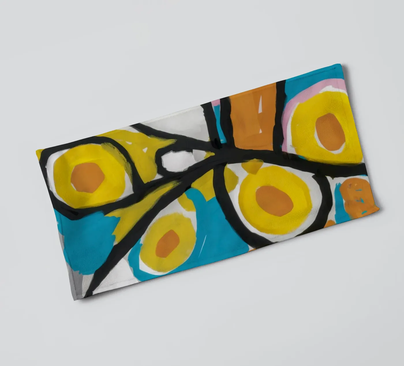 Deconstructed Bloom Study towel by Arcane Lines