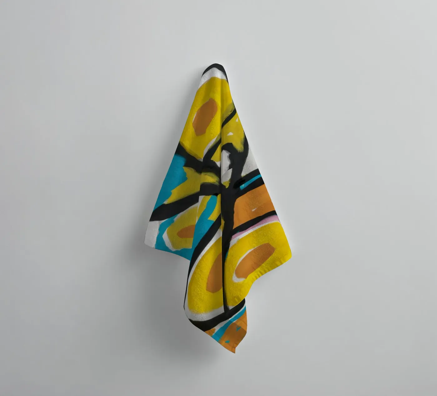Deconstructed Bloom Study towel by Arcane Lines