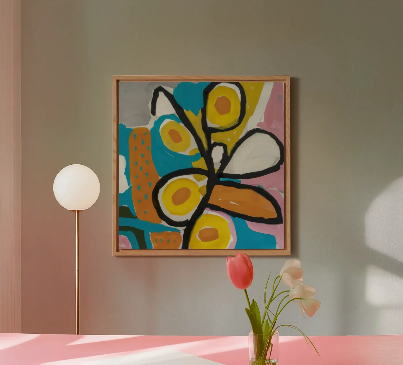 Deconstructed Bloom Study pannello forex da Arcane Lines