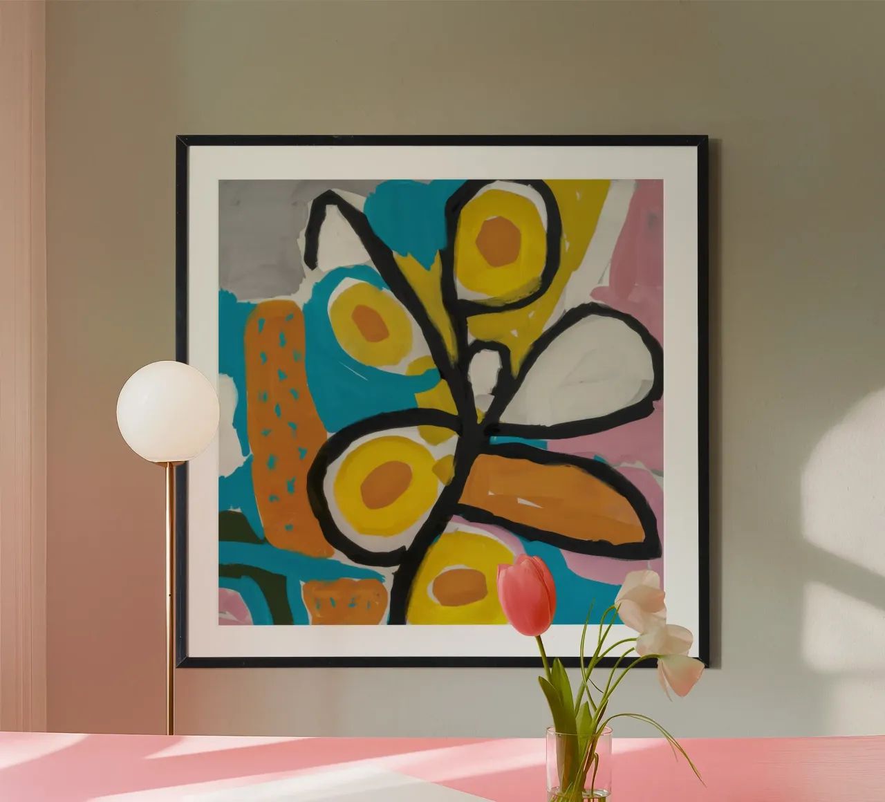 Dekonstruierte Bloom-Studie Hahnemühle von Arcane Lines