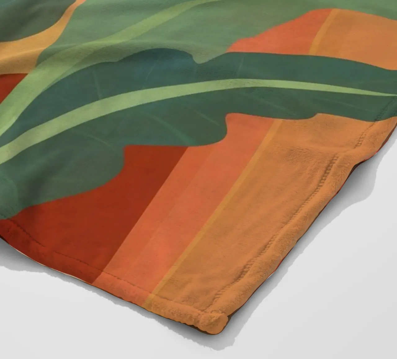 Golden Window Repose fleece blanket by Mossy Pigment