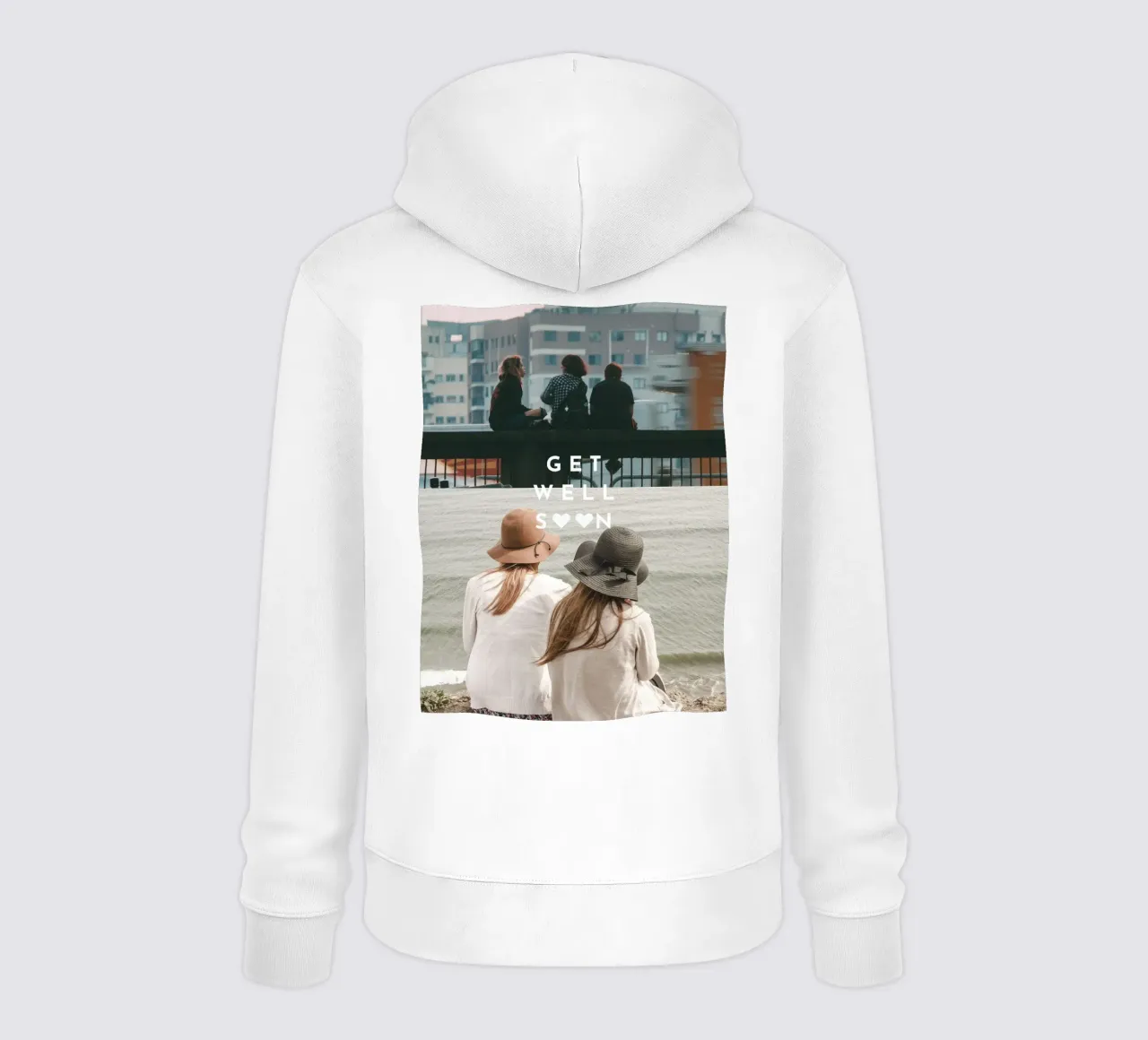 Get well soon felpa con cappuccio da Kartenliebe
