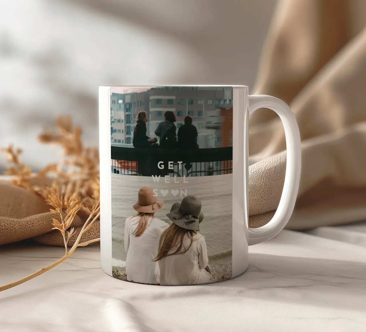 Get well soon tazza in ceramica da Kartenliebe