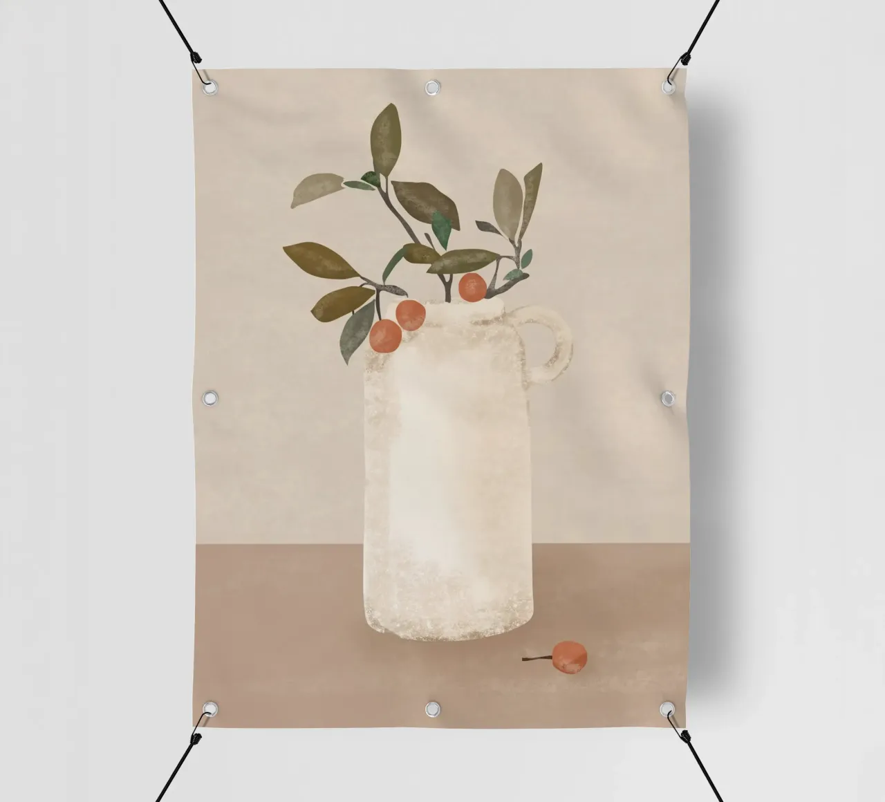 Natura morta con agrumi telo in pvc da LeaDArt