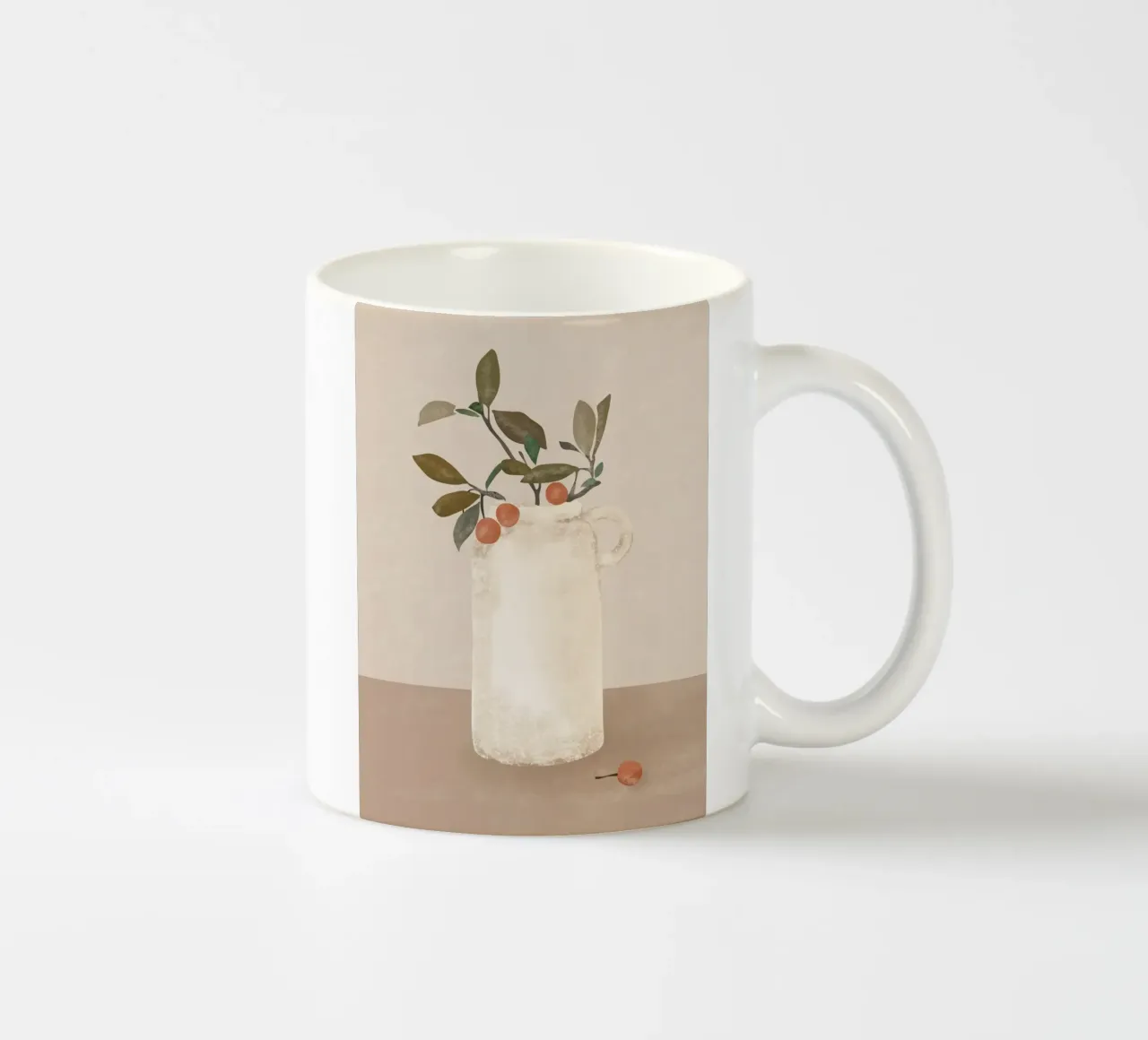Natura morta con agrumi tazza in ceramica da LeaDArt