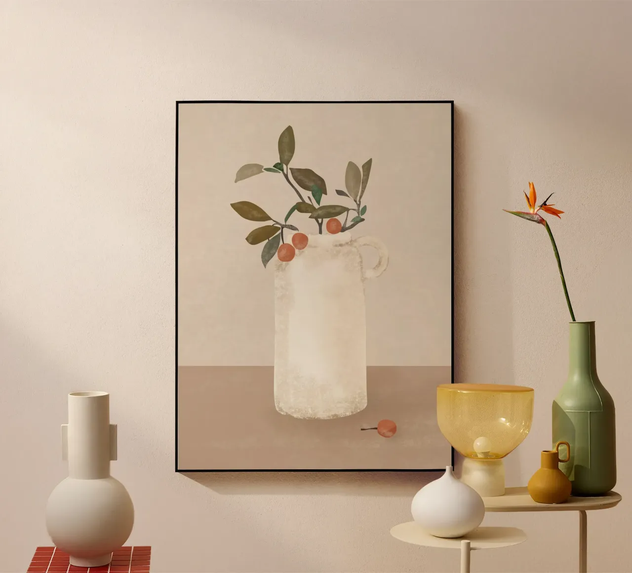 Still Life with Citrus acrylic glass by LeaDArt