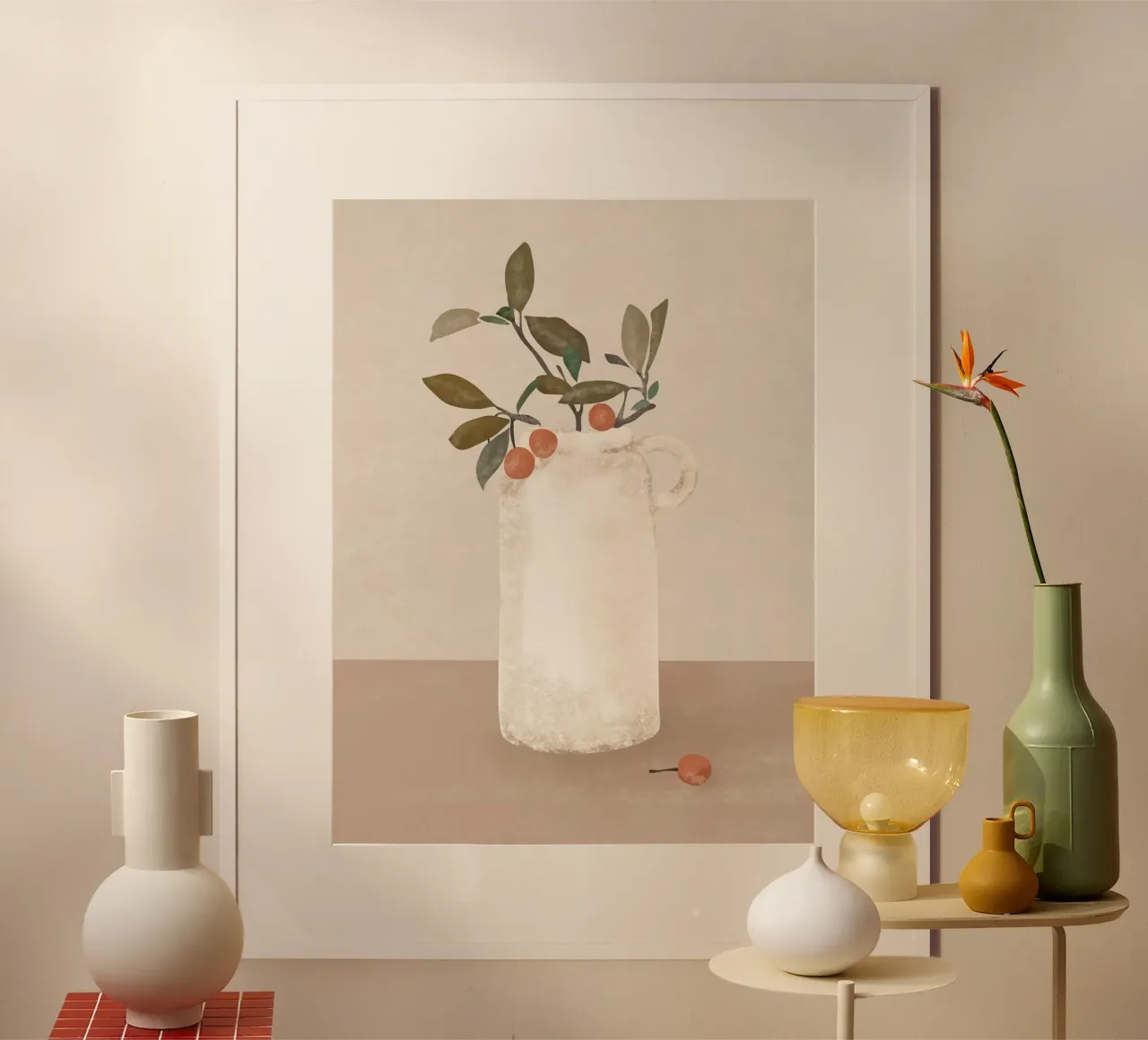 Natura morta con agrumi carta hahnemühle da LeaDArt