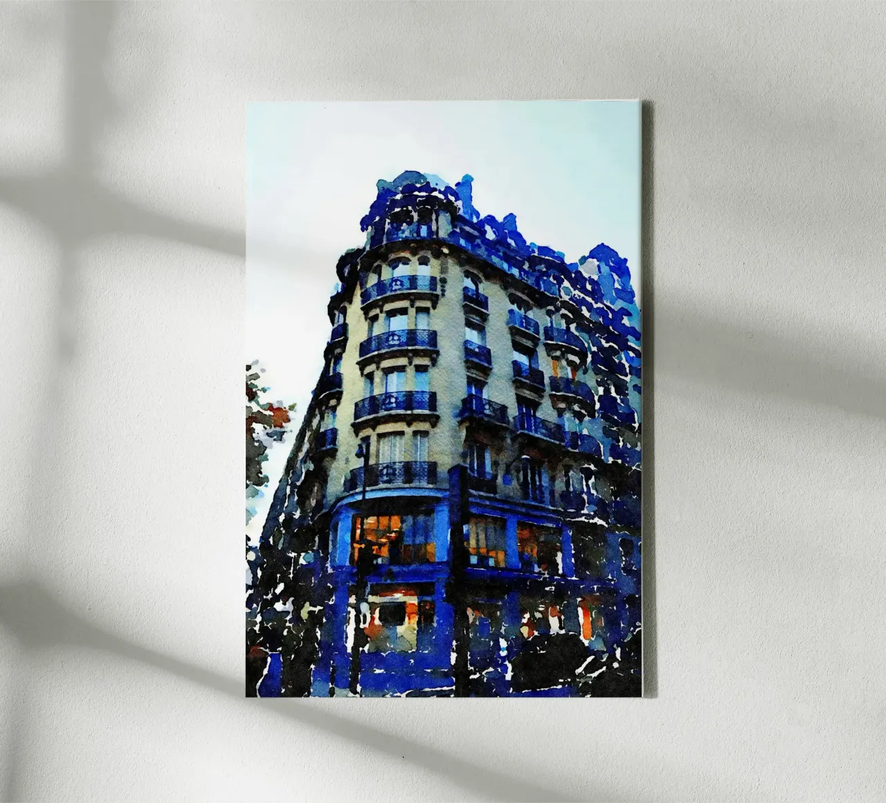 in Paris canvas by Massimo Frascogna