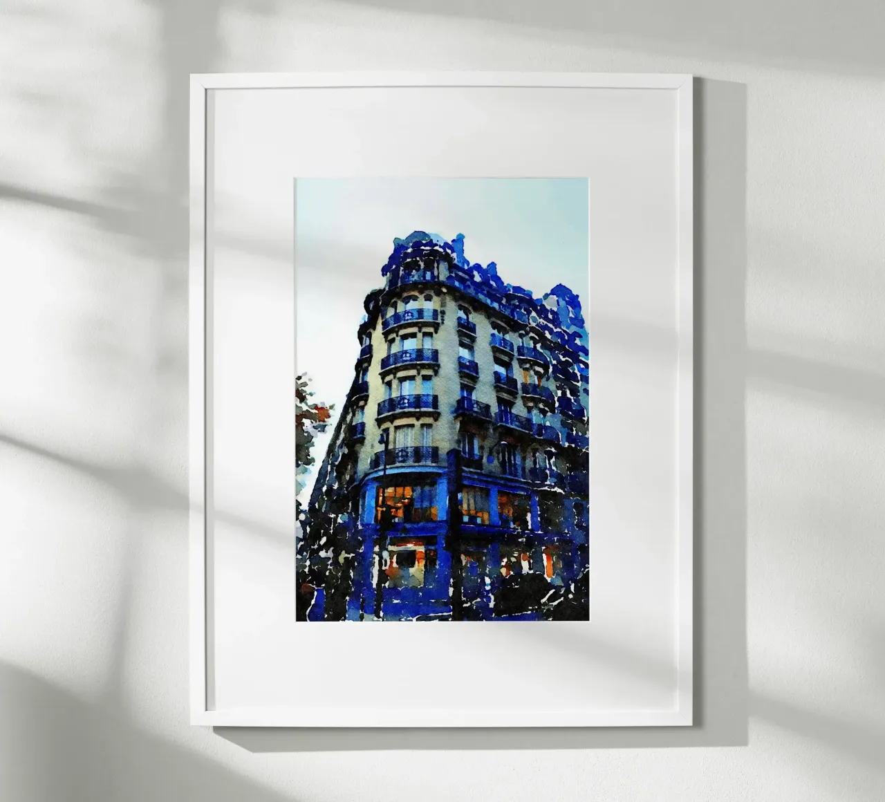 a Parigi poster con telaio in alluminio da Massimo Frascogna