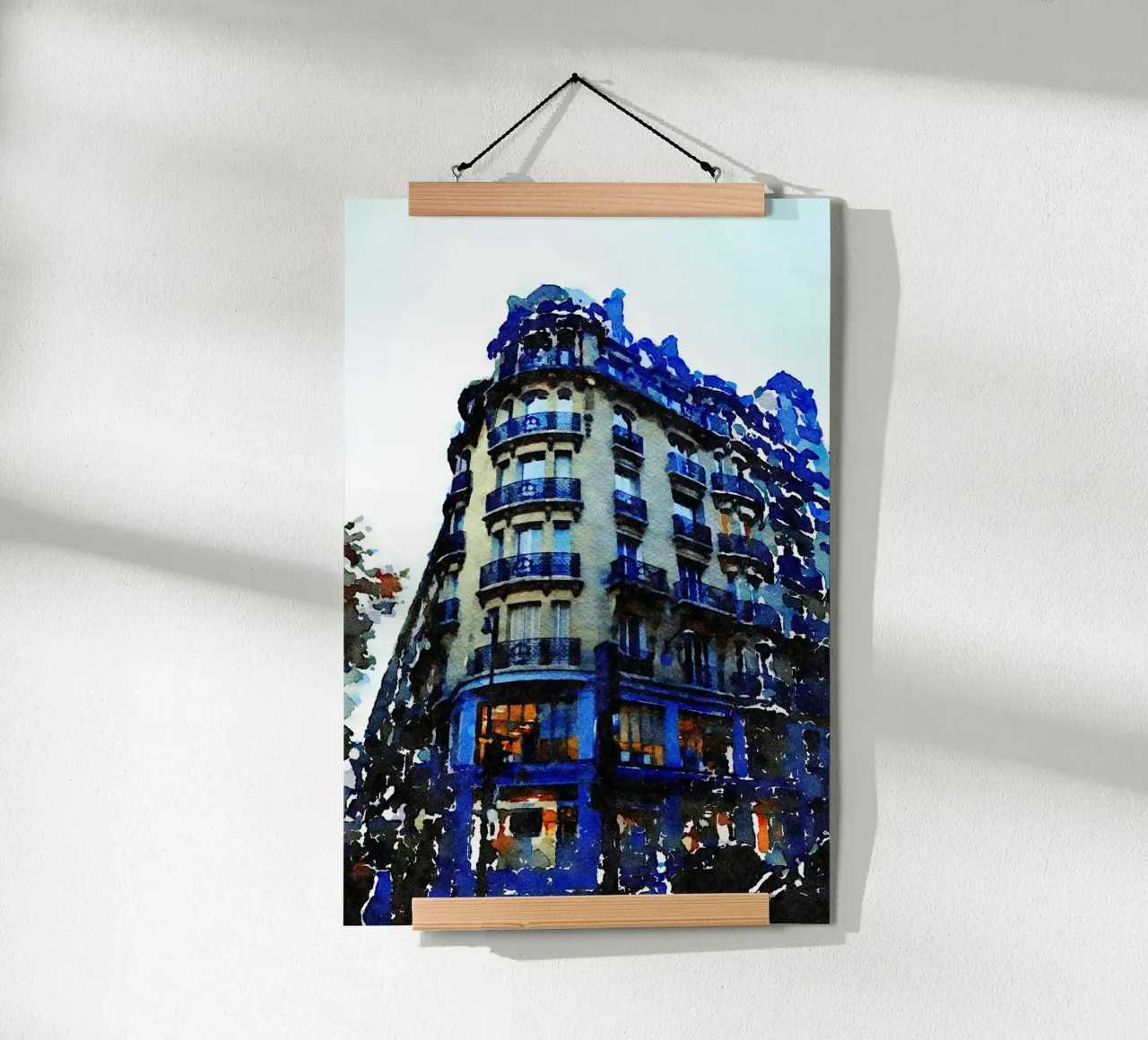 a Parigi poster con telaio in alluminio da Massimo Frascogna