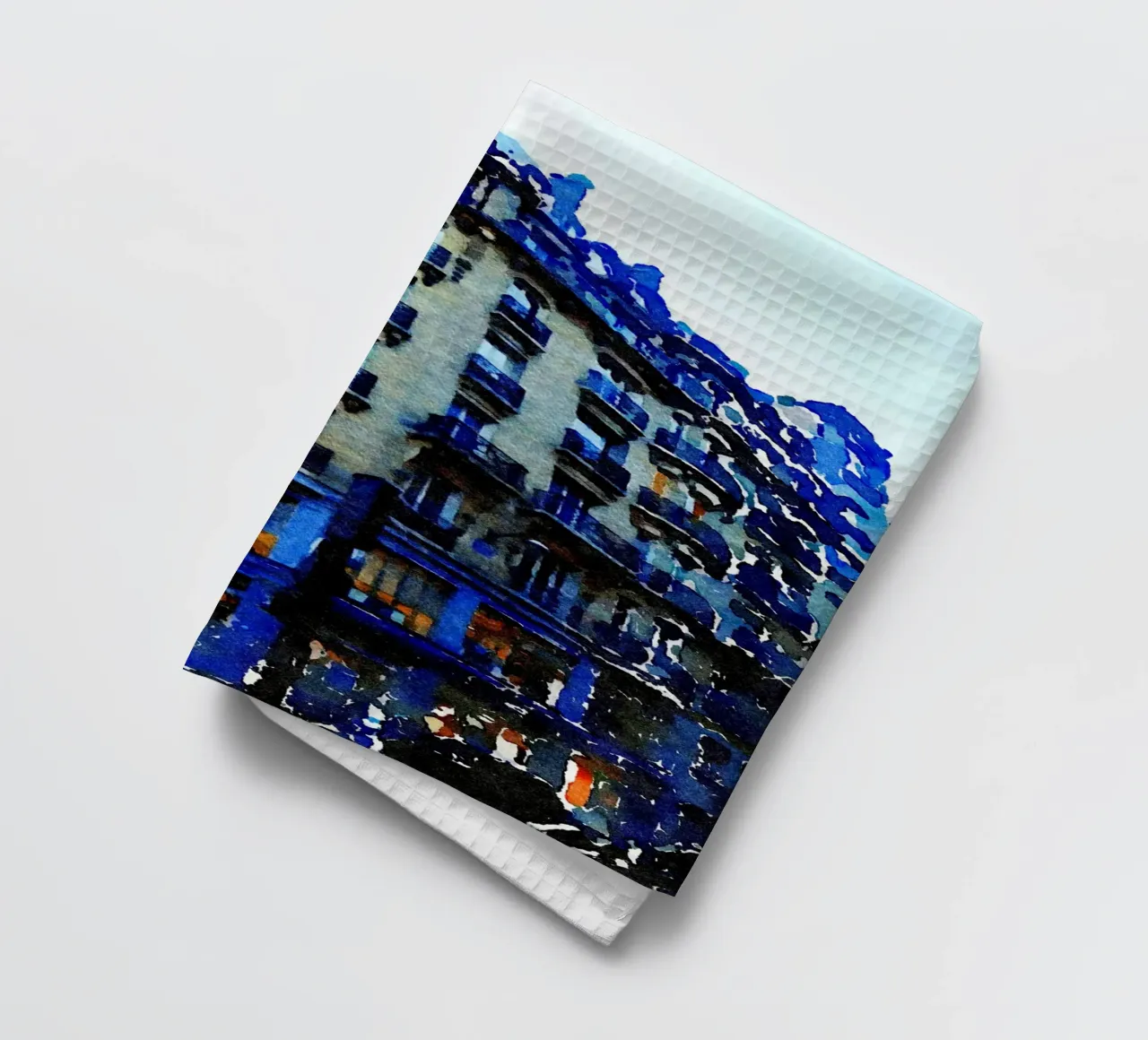 in Paris tea towel by Massimo Frascogna