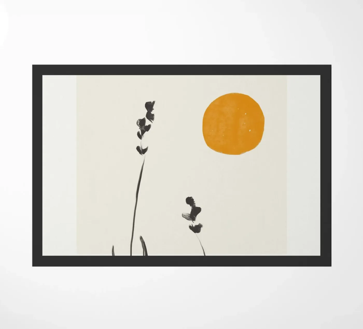 Lavendelzon deurmat van LeaDArt