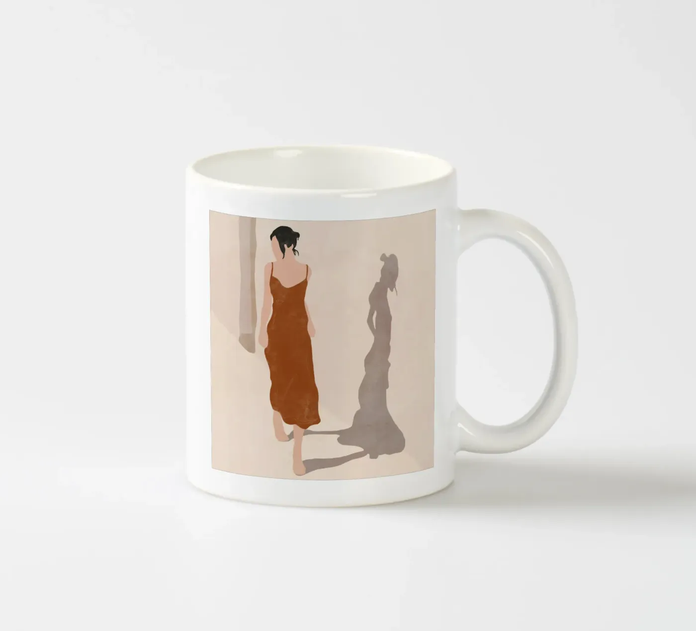 Shadow Walk ceramic mug by LeaDArt