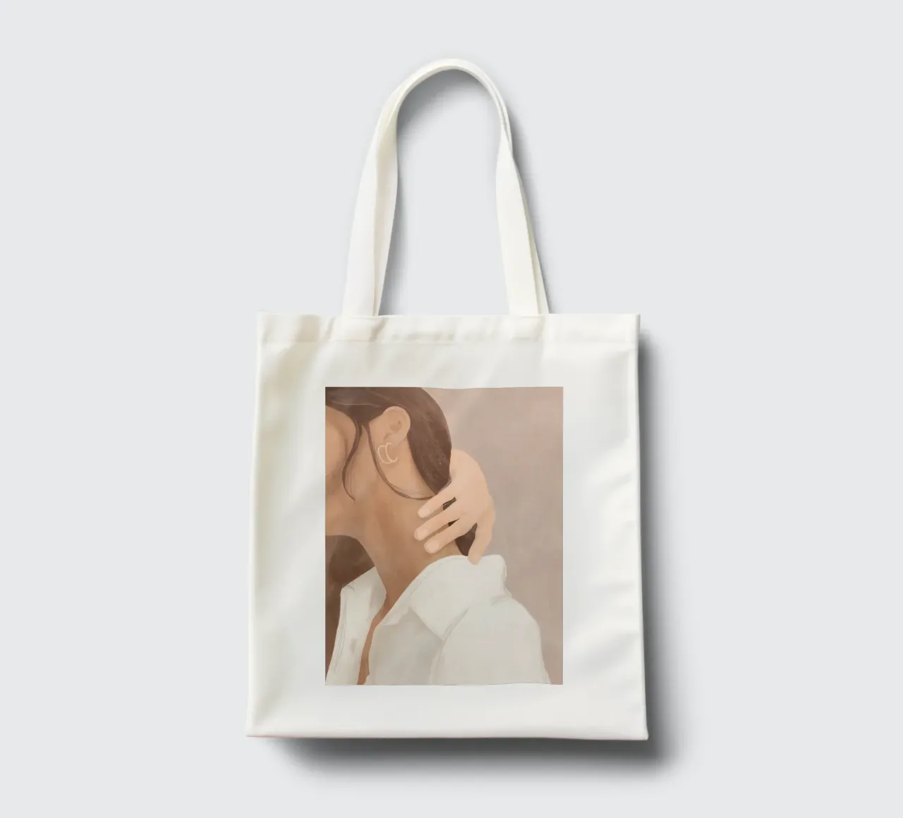Tocco morbido borsa in juta da LeaDArt