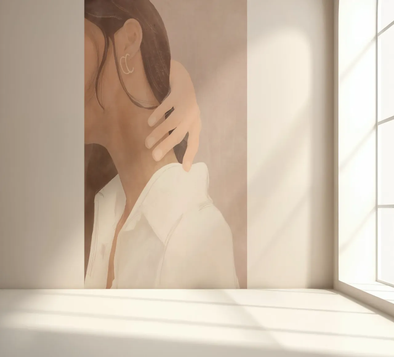 Soft Touch fotobehang van LeaDArt