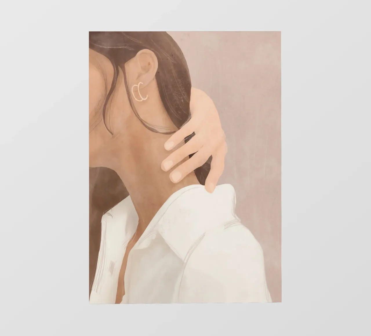 Soft Touch fotobehang van LeaDArt