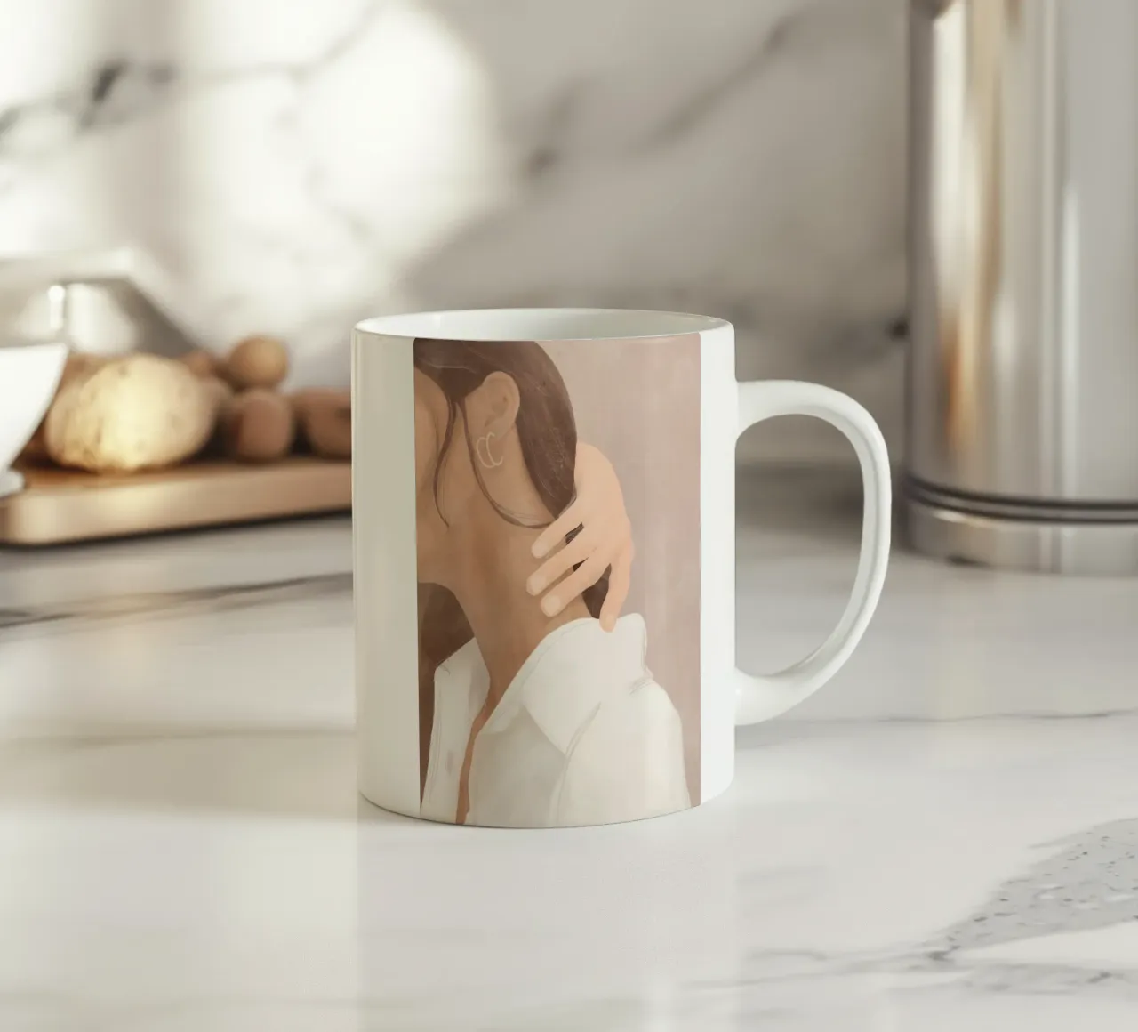 Tocco morbido tazza in ceramica da LeaDArt