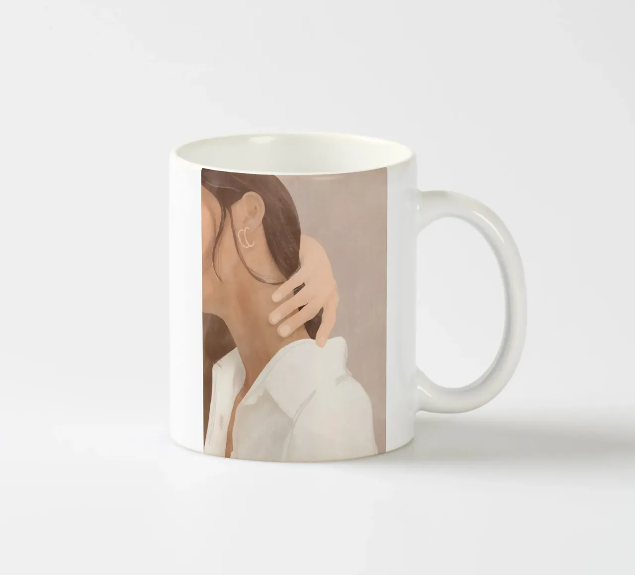 Tocco morbido tazza in ceramica da LeaDArt