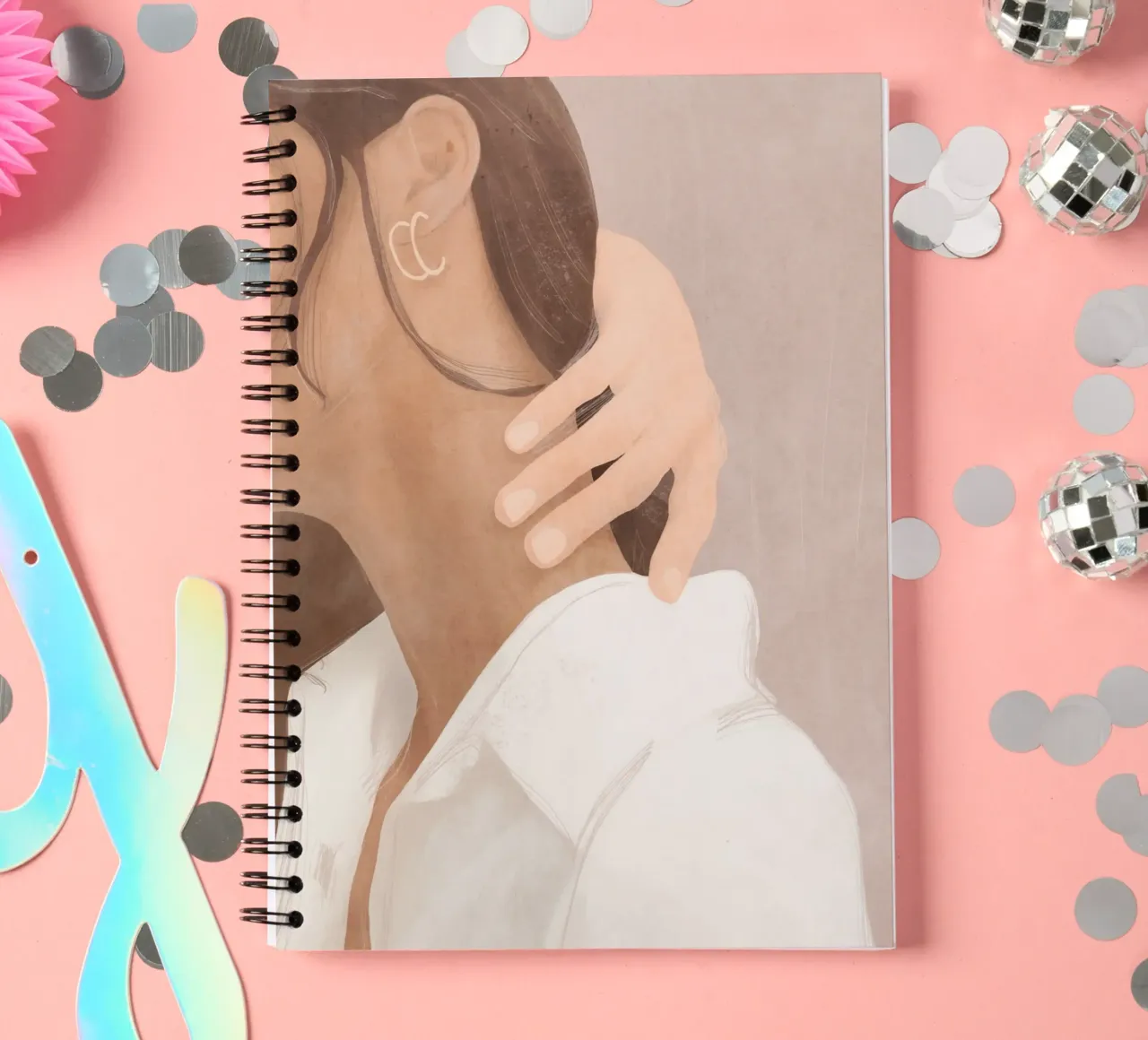 Soft Touch spiral notebook by LeaDArt
