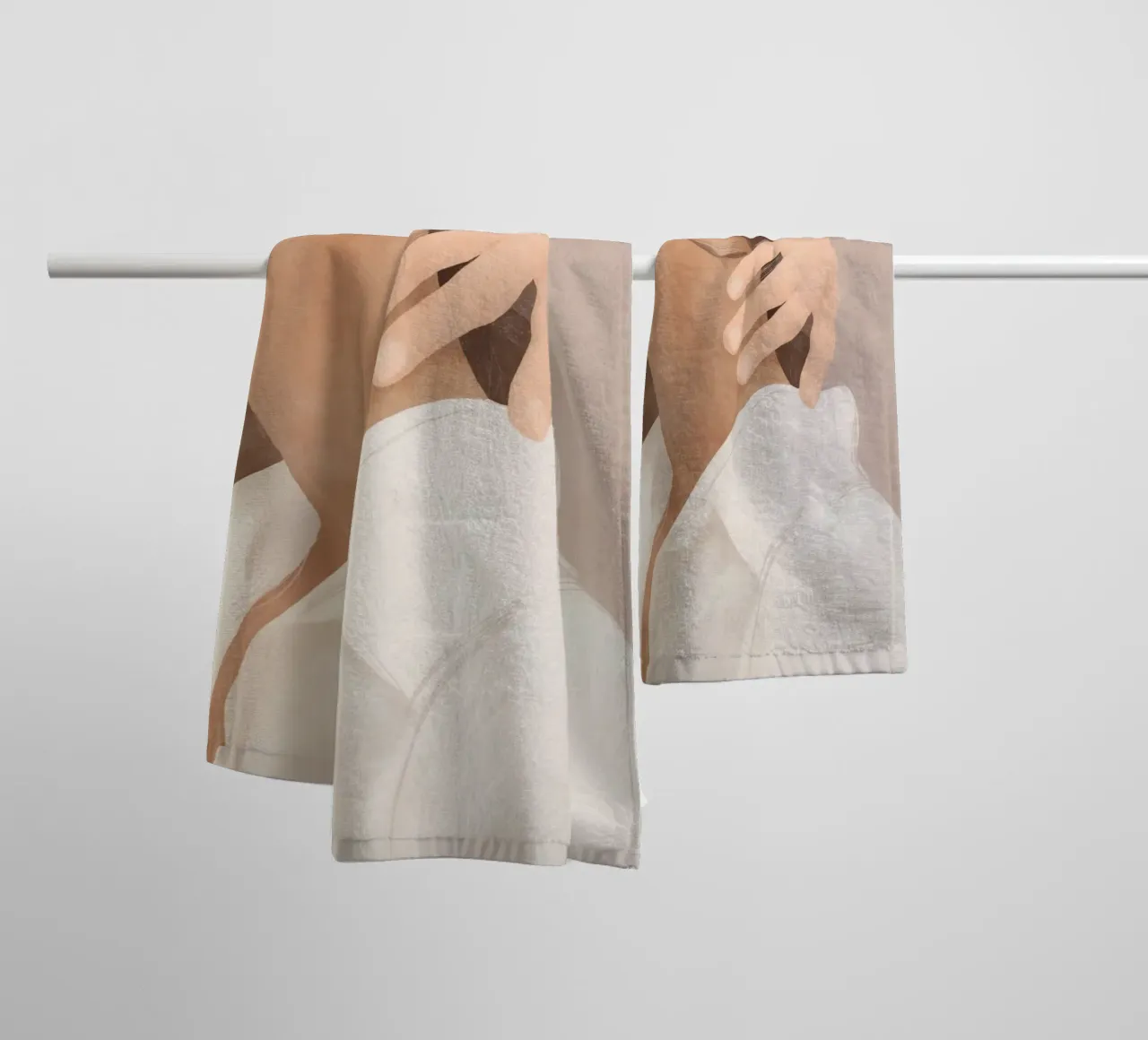 Tocco morbido asciugamano da bagno da LeaDArt
